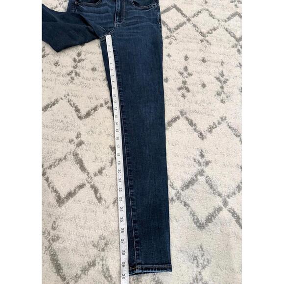 American Eagle Super High-Rise Jegging – Dark Wash Stretch Denim - Picture 3 of 10